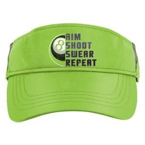 Funny Billiards 8ball Pool Player Cool Gift Adult Drive Performance Visor