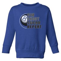 Funny Billiards 8ball Pool Player Cool Gift Toddler Sweatshirt