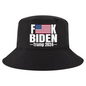 Fuck Biden American Flag Trump 2024 Cool Comfort Performance Bucket Hat