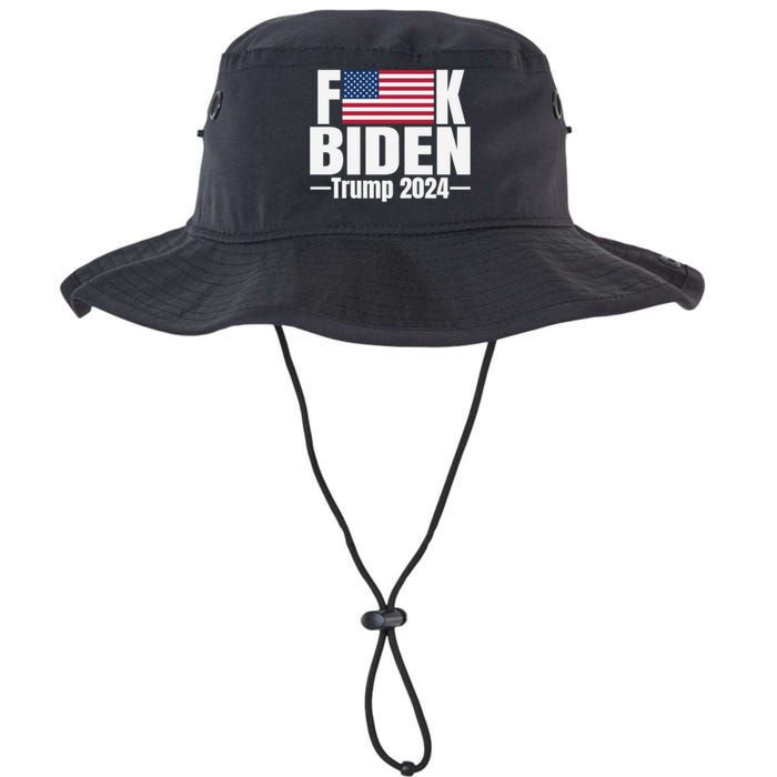 Fuck Biden American Flag Trump 2024 Legacy Cool Fit Booney Bucket Hat