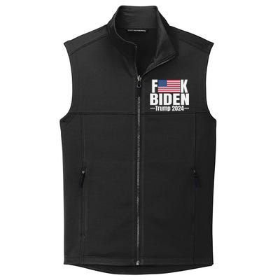 Fuck Biden American Flag Trump 2024 Collective Smooth Fleece Vest