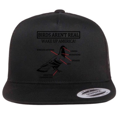 Funny Birds Aren't Real Wake Up America! They're Government Drones 1 Flatbill Hat