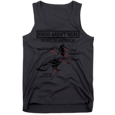 Funny Birds Aren't Real Wake Up America! They're Government Drones 1 Tank Top