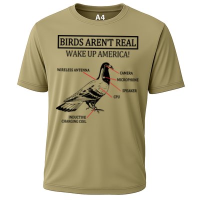 Funny Birds Aren't Real Wake Up America! They're Government Drones 1 Performance Shirt