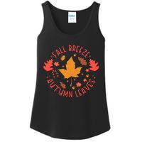 Fall Breeze Autumn Leaves Cute Maple Leaf Ladies Essential Tank