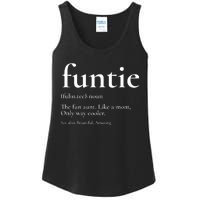 Funtie Best Aunt Ever Cool Aunt Favorite Aunt Ladies Essential Tank