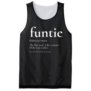 Funtie Best Aunt Ever Cool Aunt Favorite Aunt Mesh Reversible Basketball Jersey Tank