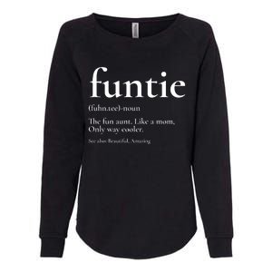 Funtie Best Aunt Ever Cool Aunt Favorite Aunt Womens California Wash Sweatshirt