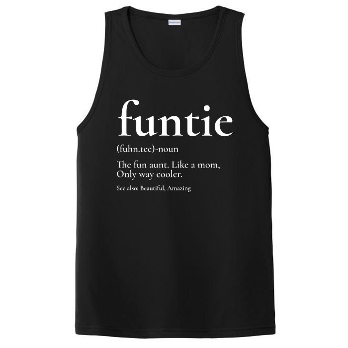 Funtie Best Aunt Ever Cool Aunt Favorite Aunt PosiCharge Competitor Tank