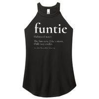 Funtie Best Aunt Ever Cool Aunt Favorite Aunt Women's Perfect Tri Rocker Tank