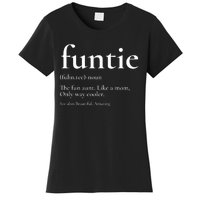 Funtie Best Aunt Ever Cool Aunt Favorite Aunt Women's T-Shirt