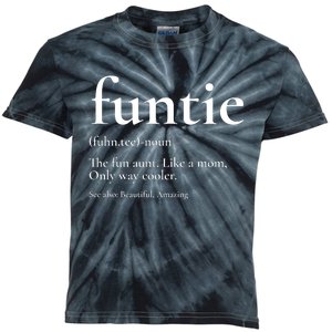 Funtie Best Aunt Ever Cool Aunt Favorite Aunt Kids Tie-Dye T-Shirt