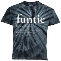 Funtie Best Aunt Ever Cool Aunt Favorite Aunt Kids Tie-Dye T-Shirt