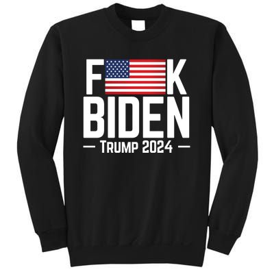 Fuck Biden American Flag Trump 2024 Shirt Sweatshirt