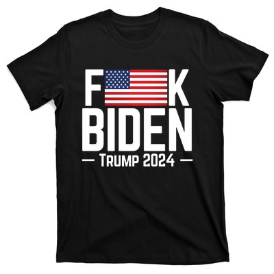 Fuck Biden American Flag Trump 2024 Shirt T-Shirt