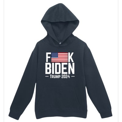 Fuck Biden American Flag Trump 2024 Shirt Urban Pullover Hoodie