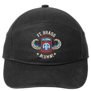 Ft Bragg Alumni 82nd Airborne Division Paratrooper 7-Panel Snapback Hat