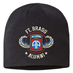 Ft Bragg Alumni 82nd Airborne Division Paratrooper Sustainable Beanie