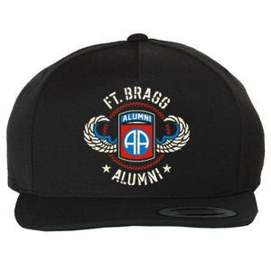 Ft Bragg Alumni 82nd Airborne Division Paratrooper Wool Snapback Cap