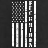 Fuck Biden American Flag 7 Panel Mesh Trucker Snapback Hat