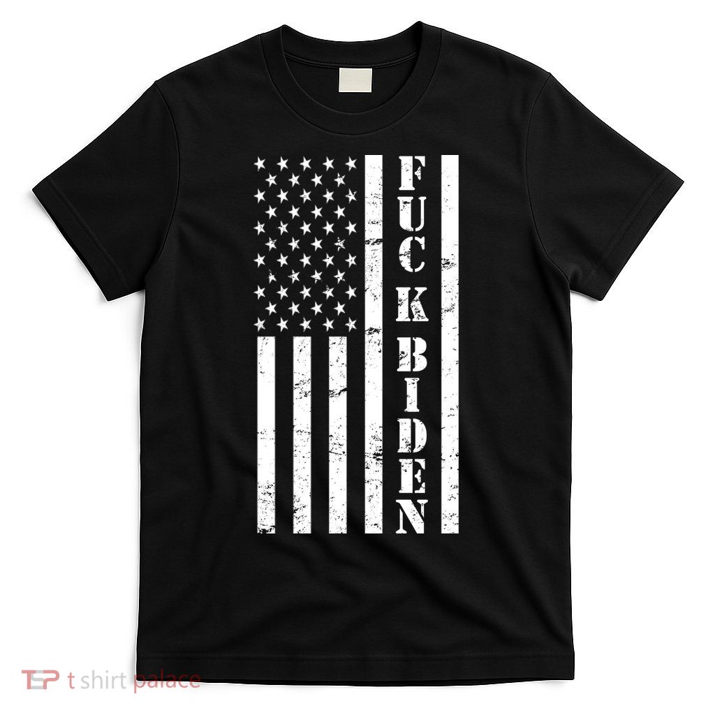 Fuck Biden American Flag T-Shirt