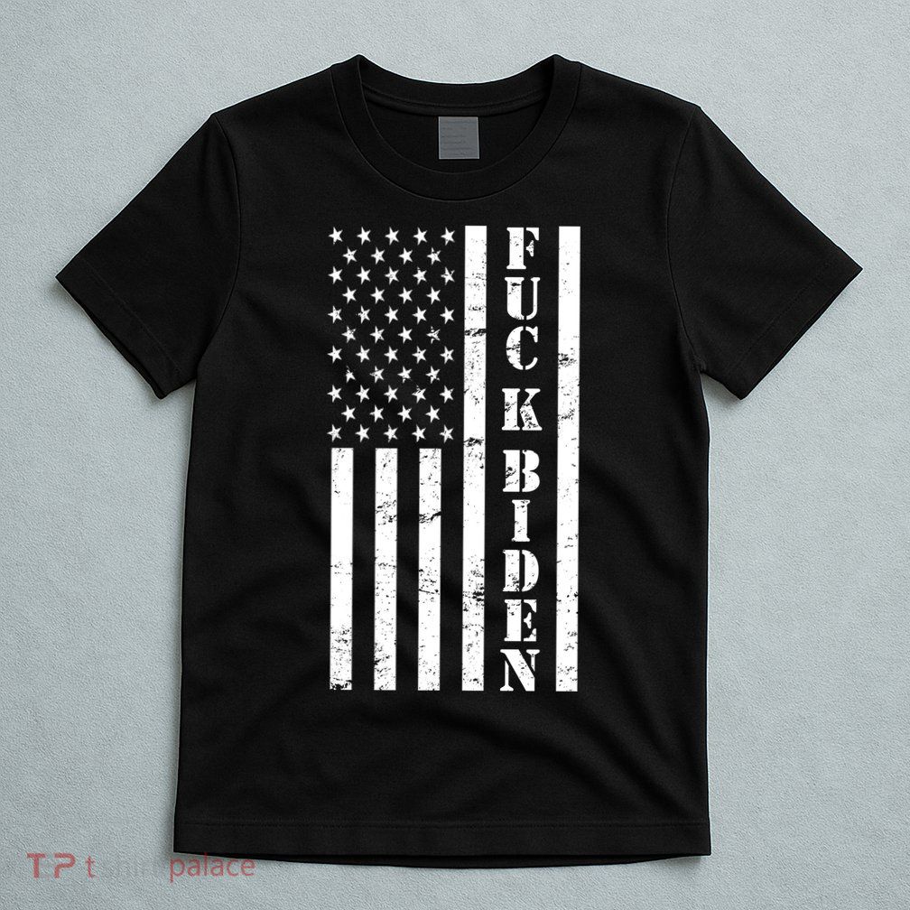 Fuck Biden American Flag T-Shirt