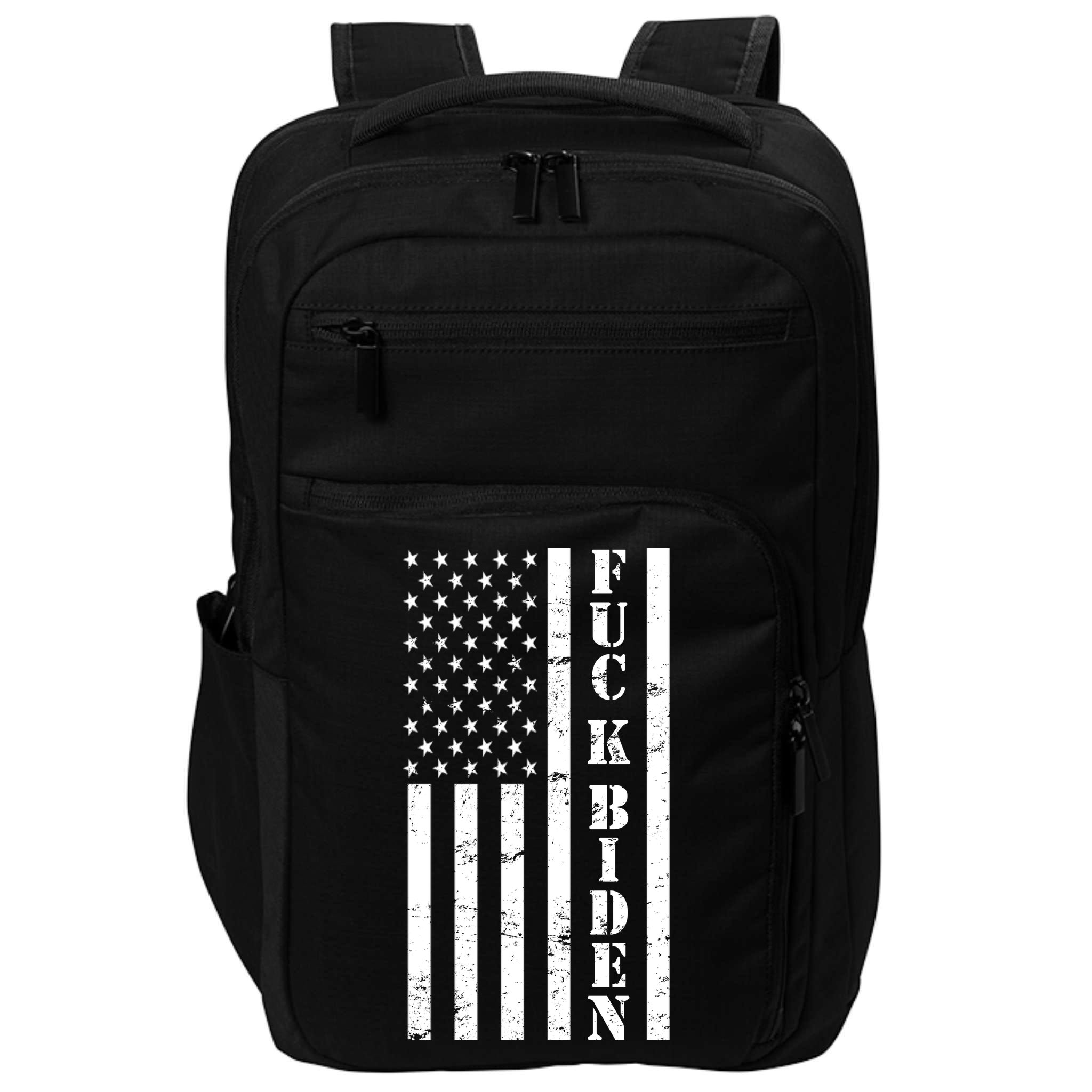 Fuck Biden American Flag Impact Tech Backpack