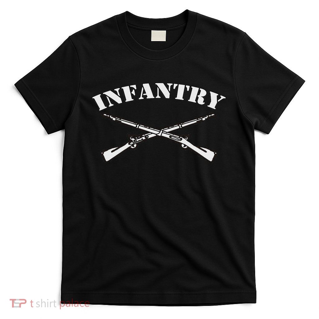 Fort Benning Army Infantry Crossed Rifles T-Shirt