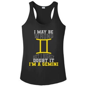 Funny Best Are Born As Gemini Ladies PosiCharge Competitor Racerback Tank