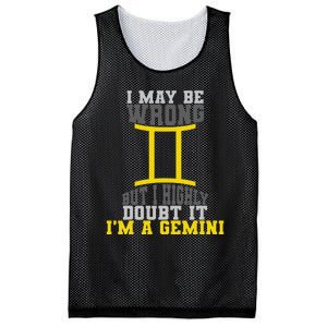 Funny Best Are Born As Gemini Mesh Reversible Basketball Jersey Tank