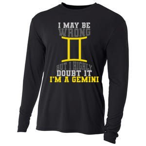 Funny Best Are Born As Gemini Cooling Performance Long Sleeve Crew