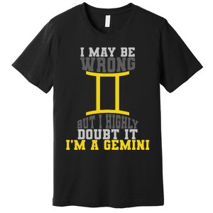 Funny Best Are Born As Gemini Premium T-Shirt