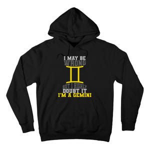 Funny Best Are Born As Gemini Tall Hoodie