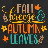 Fall Breeze Autumn Leaves 7 Panel Mesh Trucker Snapback Hat