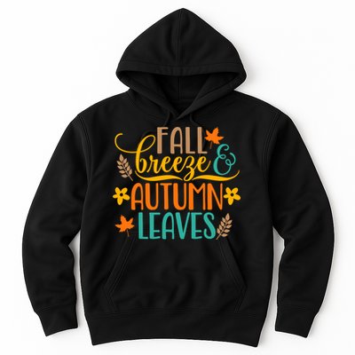 Fall Breeze Autumn Leaves Hoodie