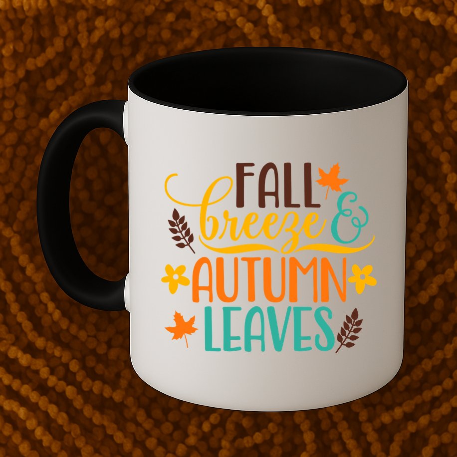 Fall Breeze Autumn Leaves Mug