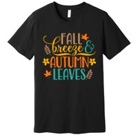 Fall Breeze Autumn Leaves Premium T-Shirt