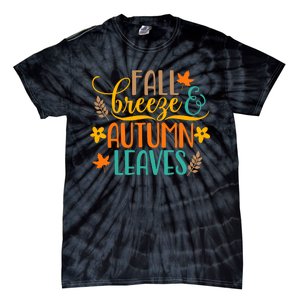 Fall Breeze Autumn Leaves Tie-Dye T-Shirt