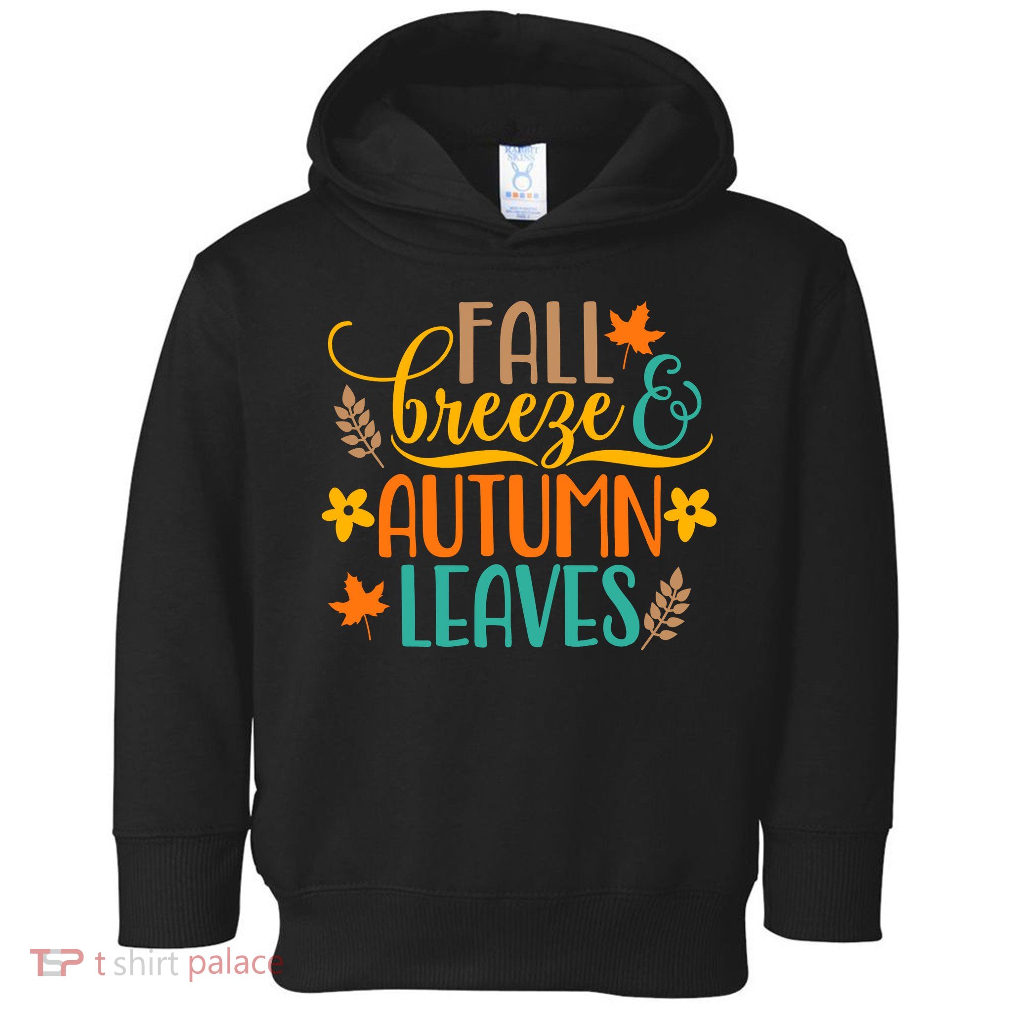 Fall Breeze Autumn Leaves Toddler Hoodie