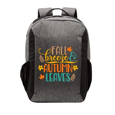 Fall Breeze Autumn Leaves Vector Backpack