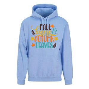 Fall Breeze Autumn Leaves Unisex Surf Hoodie