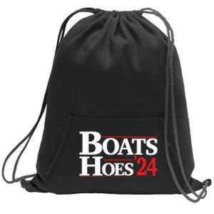 Funny Boats And Hoes 2024 Election Day Sweatshirt Cinch Pack Bag