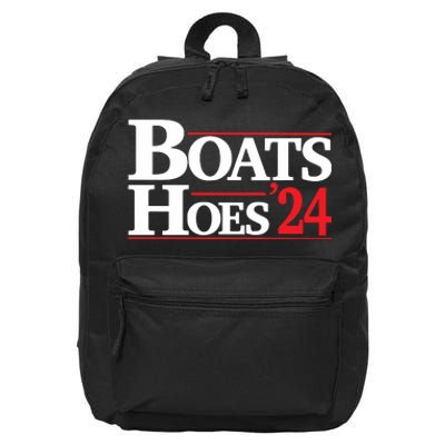 Funny Boats And Hoes 2024 Election Day 16 in Basic Backpack