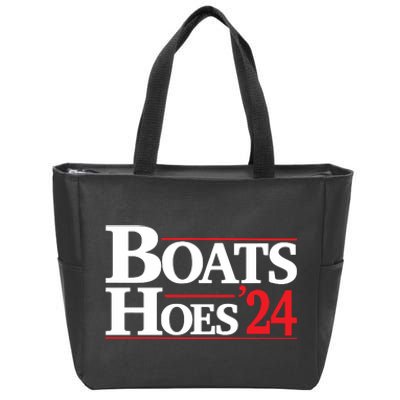 Funny Boats And Hoes 2024 Election Day Zip Tote Bag