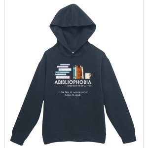 Funny Bookworm Abibiliophobia Librarian Book Nerd Reading Gift Urban Pullover Hoodie