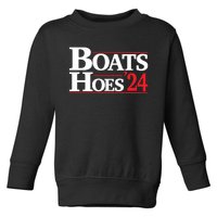 Funny Boats And Hoes 2024 Election Day Toddler Sweatshirt