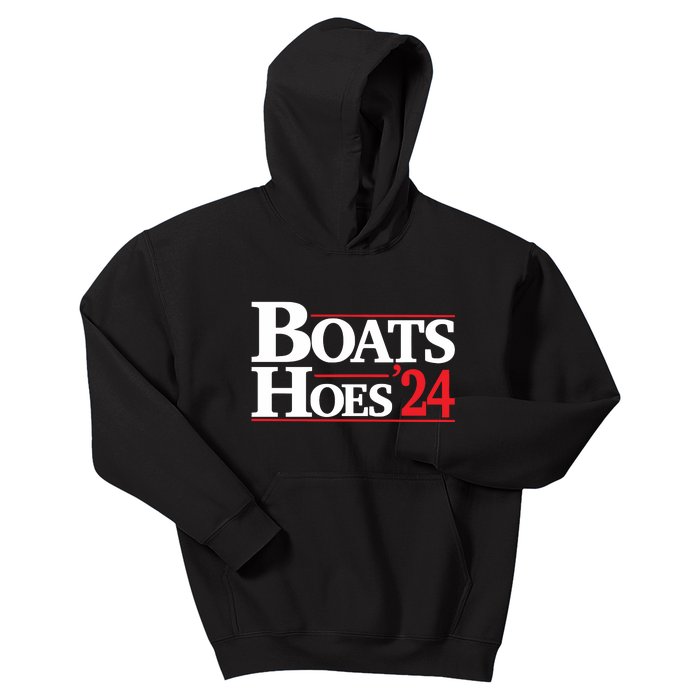 Funny Boats And Hoes 2024 Election Day Kids Hoodie