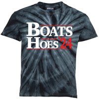 Funny Boats And Hoes 2024 Election Day Kids Tie-Dye T-Shirt