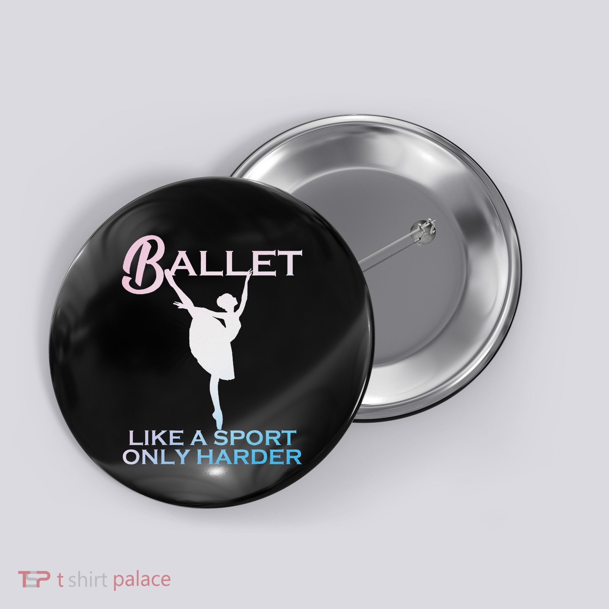 Funny Ballet Art Ballet Recital Ballerina Button