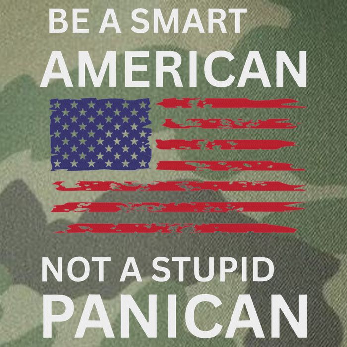 Funny Be A Smart American Not A Stupid Panican Legacy Tie Dye Trucker Hat